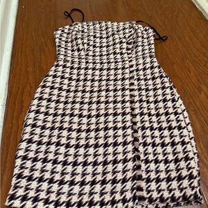 BCBGeneration Black and White houndstooth Dress size 2